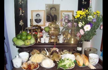 Bàn thờ gia tiên Ngày Giỗ